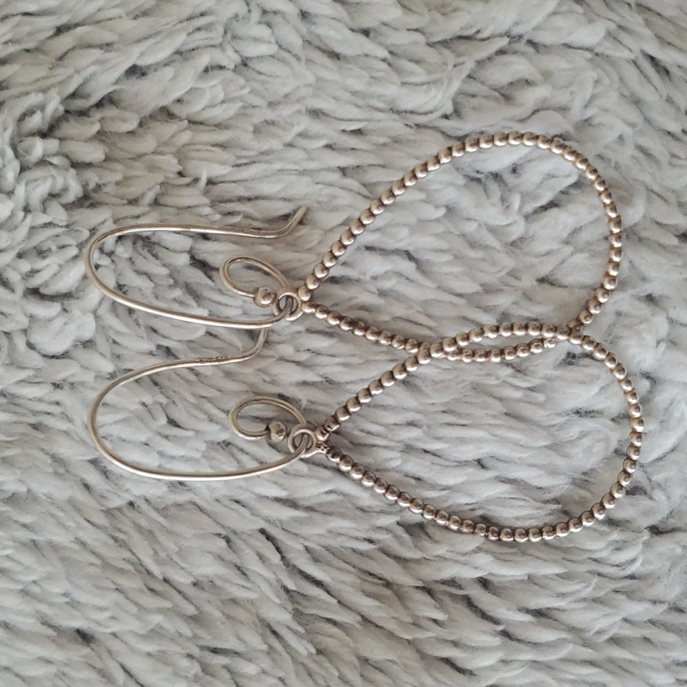 Pandora silver compostable earrings